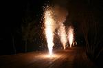آسمان لردگان در شب 22 بهمن نورافشاني شد